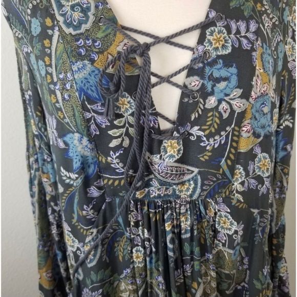Free People Rain or Shine Paisley Dress - Picture 4 of 7